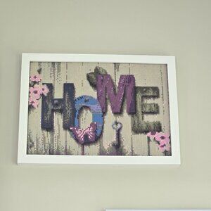 Finished Diamond Art Painting Home